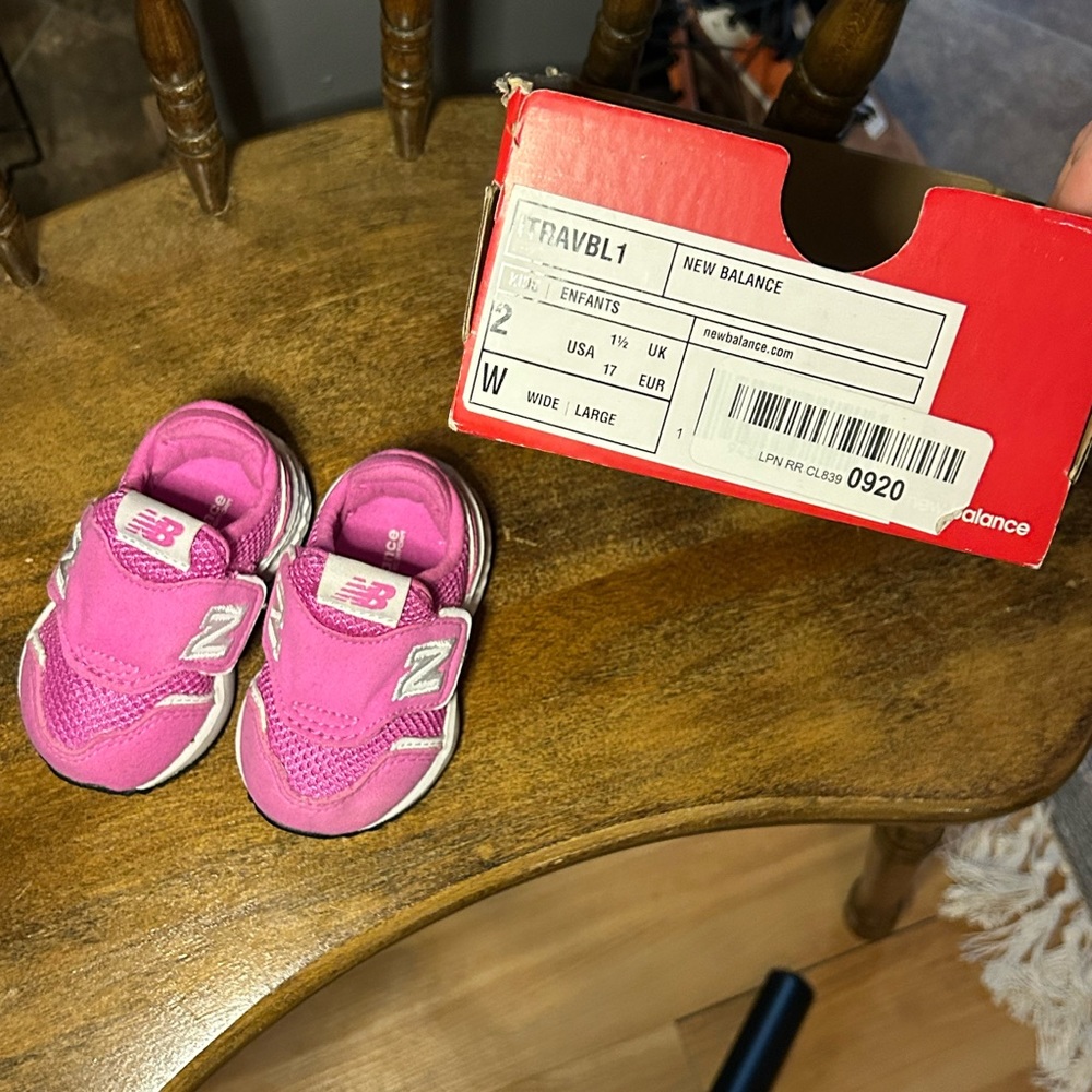 Pink Baby New Balances